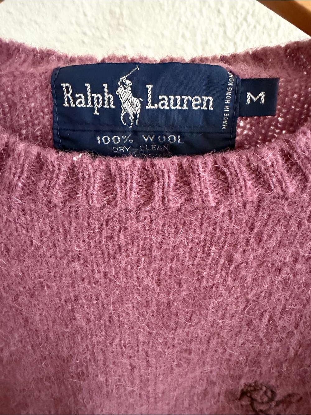 Vintage Ralph Lauren 100% Wool Crewneck Sweater M. Women’s. - Picture 2 of 4